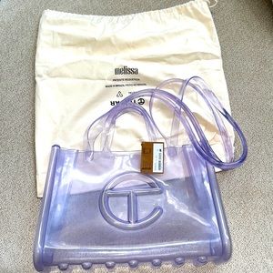 Clear LARGE Telfar bag!! Melissa x Telfar clear tote Large